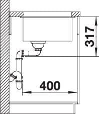 Мойка BLANCO ETAGON 700-U SILGRANIT