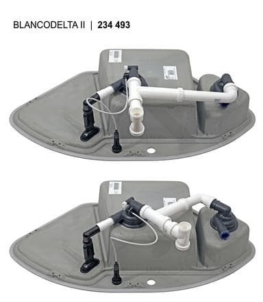 Мойка BLANCO DELTA II-F SILGRANIT